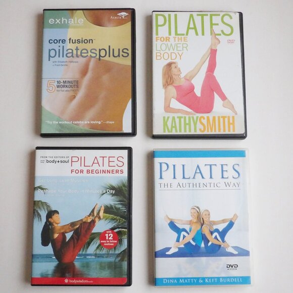 Bundle of 4 Different Pilates Exercise Workout DVD's - Picture 1 of 4